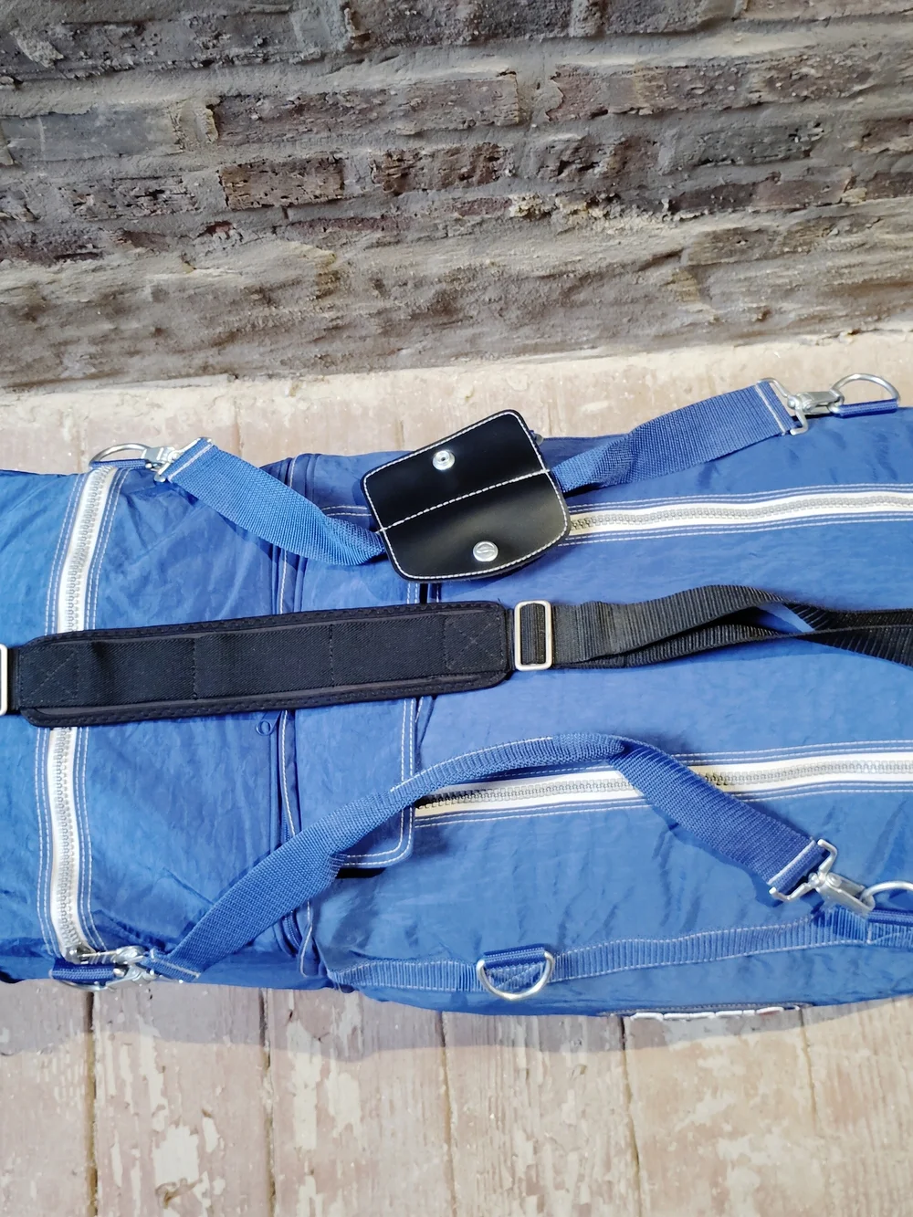Pepsi 1990's Blue Nylon 2in1 Duffle Bag W/ Detachable Side Bag